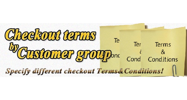 (vQmod) Checkout Terms by Customer Group