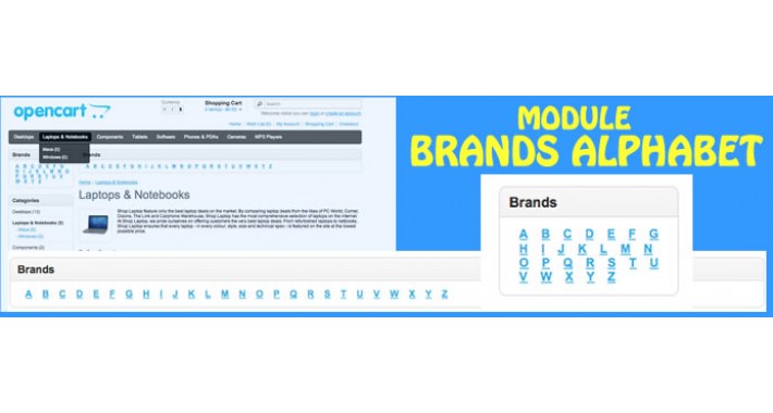 Brands Alphabet