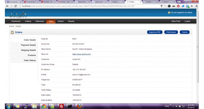Invoice PDF