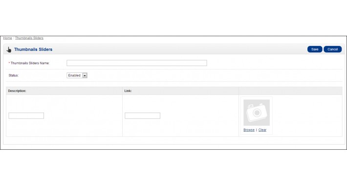 Thumbnails Slider