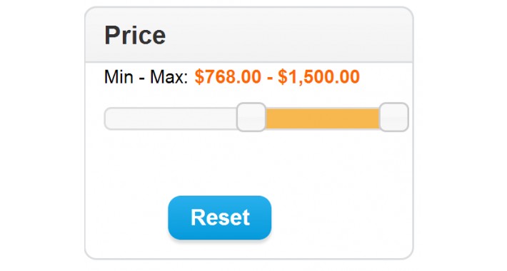Price Slider Module