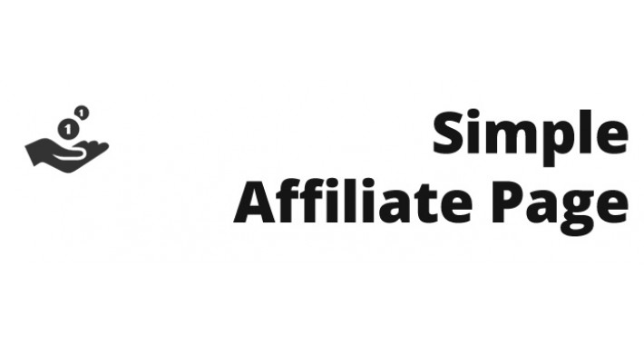 Simple Affiliate Page