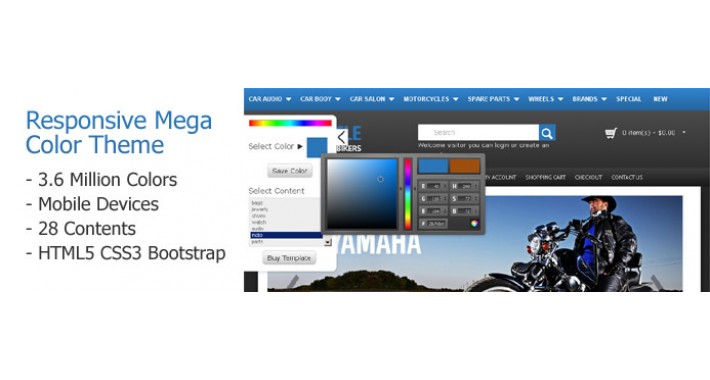 OpenCart 1.5 Theme oc000067