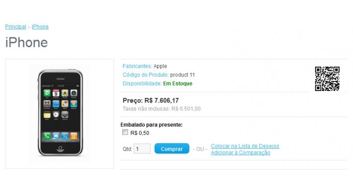 Embalagem de Presente