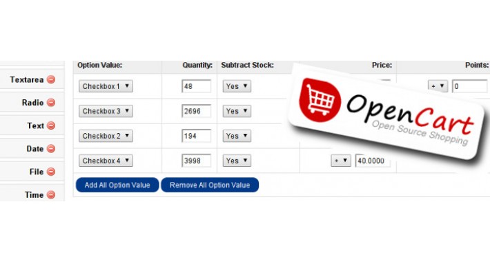 Add and Remove All Option Value 2.0