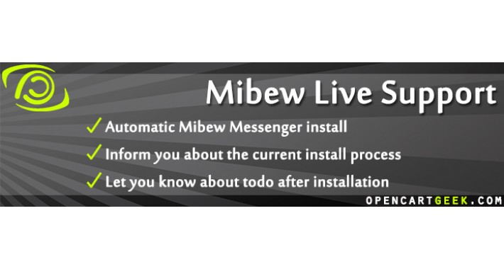 Mibew Live Support - automatic install and setup (Ajax)