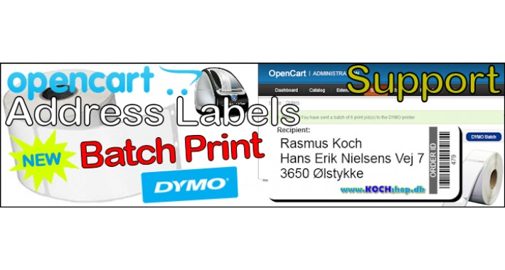 DYMO Address Label (5.x.x) Support Fee