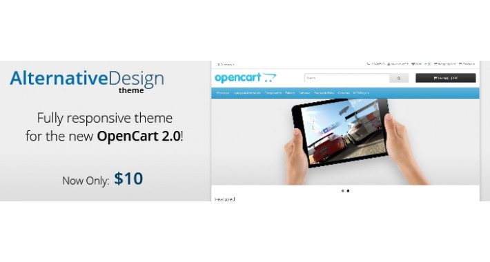 AlternativeDesign - OpenCart 2.0.0 Theme