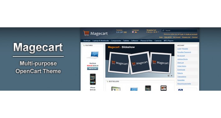 Magecart - Premium Multi-Purpose OpenCart Theme