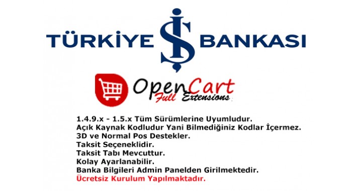 İşbank Taksitli Sanal Pos