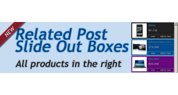 Slide Out Boxes - All Products in the right