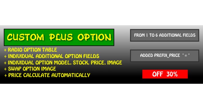 Custom Plus Option (1.5.x -2.3)
