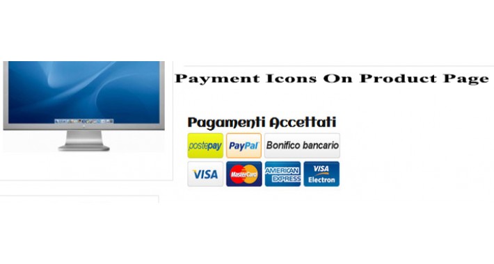 Payments Icons On Product Page