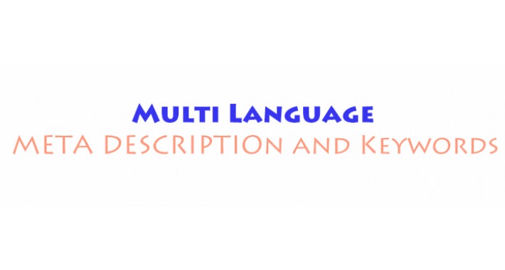 Multi Language Meta Description