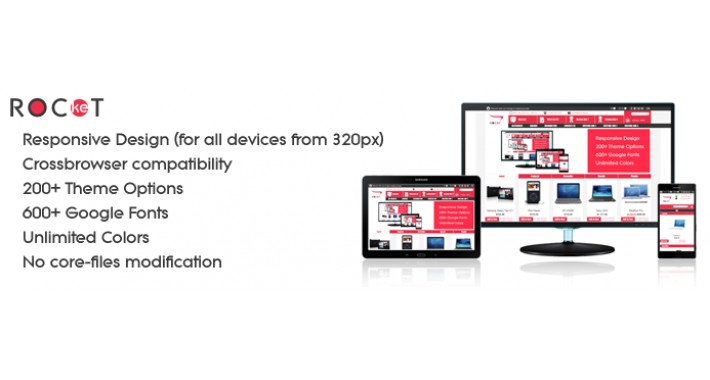 ROCkeT - Responsive OpenCart Theme