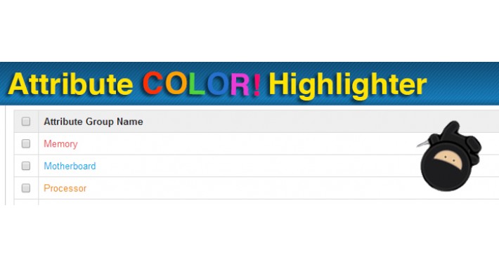 Attribute COLOR Highlighter