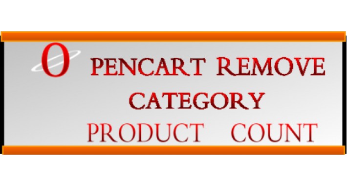 opencart remove category product count