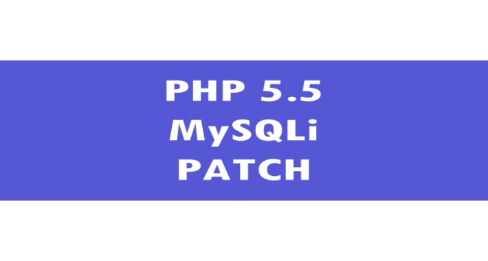 PHP 5.5x Patch