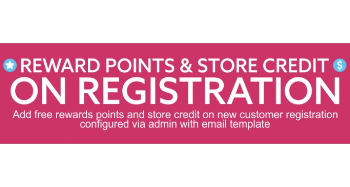Reward Points and Store Credit on Registration (vqmod)