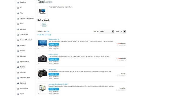Filtering Multi Category on Category page