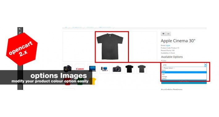[opencart 2.x] ocOptions Images v1.2