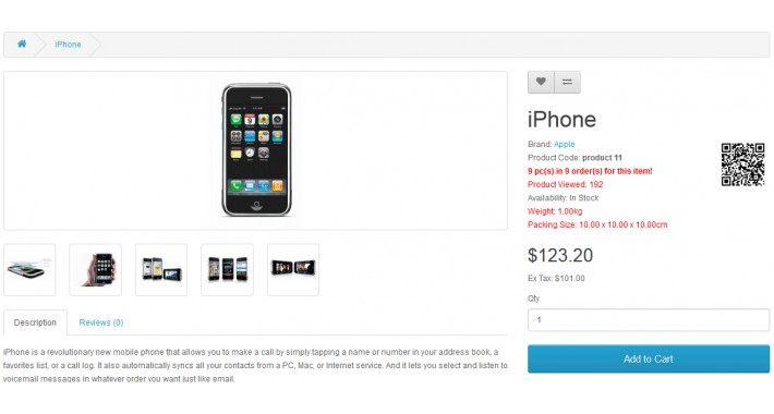Product Page Modification