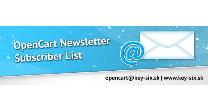 NEWSLETTER SUBSCRIBER LIST FOR OPENCART 1.5