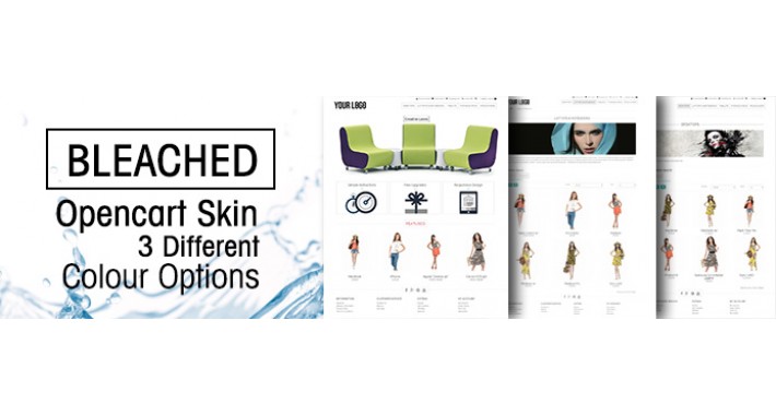 Bleached Responsive Opencart 2.0 Theme