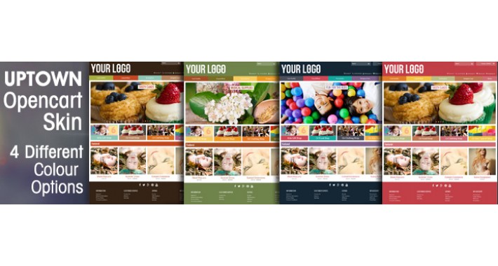 Uptown Responsive Opencart 2 Theme - Multicolored