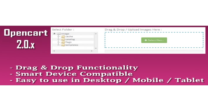 OC 2.x and 3.x Drag & Drop Product Image