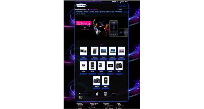 Newgeneration opencart full psychedelic template