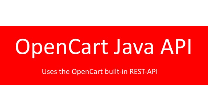 Java API for OpenCart