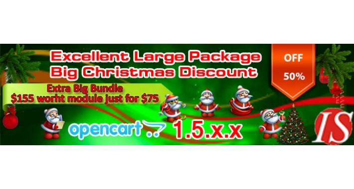 Christmas Opencart Extra Big Module Bundle 1.5.x.x