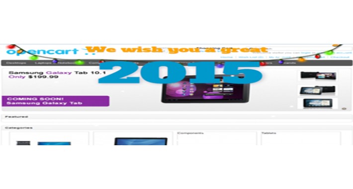 opencart new year animation