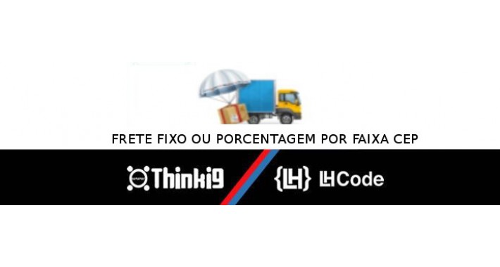Frete Faixa Cep - Peso, valor mim e max