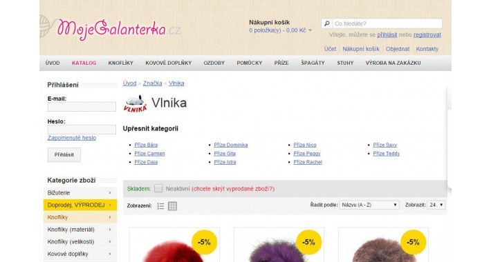 Manufacturer Category List (VQMOD/XML)