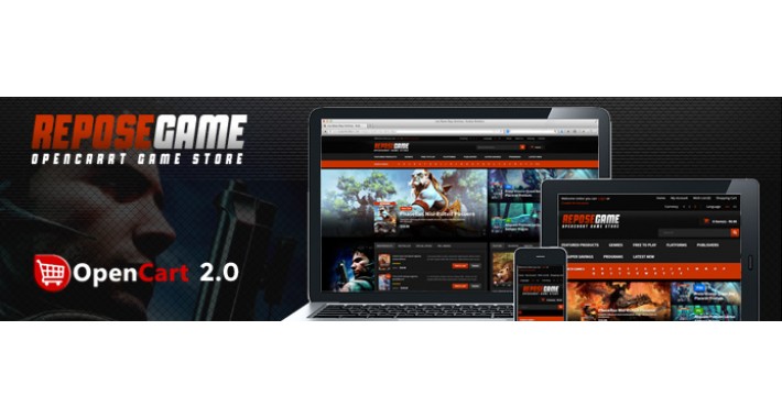 Online Game Store Ready Made OpenCart Websites Service – Delegate Studio