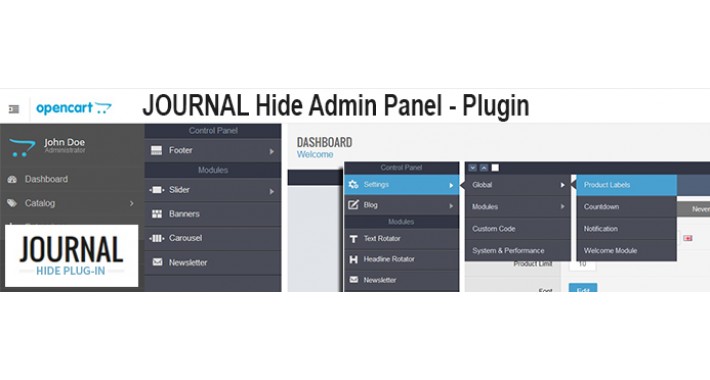 wordpress plugin ozh hiide admin panels