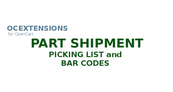 Part Shipment and Bar Codes