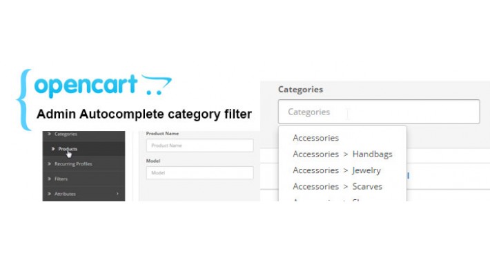 admin Category filter productlist