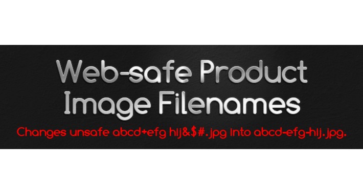 Web-safe Product Image Filenames