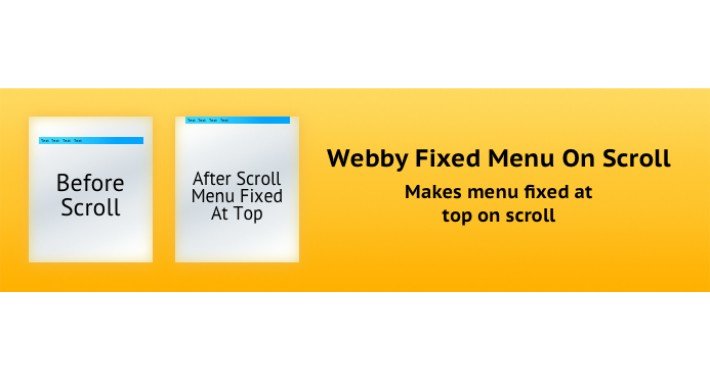 OpenCart - Opencart Menu Fixed On Scroll