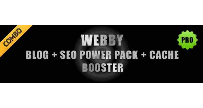 OpenCart - Webby Blog 6.6.5 + SEO Power Pack 5.x.x + Cache Booster OC1.6.2