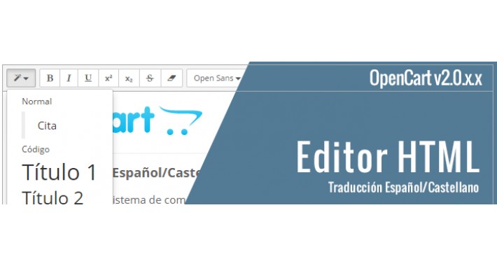 Editor de Texto (HTML) - Español/Castellano