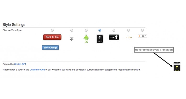 Auto Scroll Top Opencart Light Weight Module