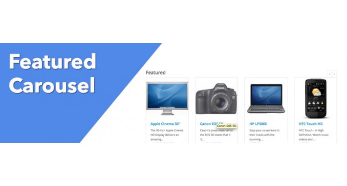 Featured Carousel Module for Opencart 2.x