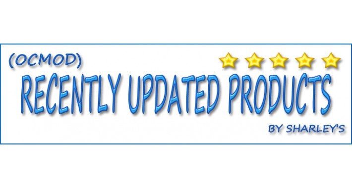 (ocmod) Recently Updated Products