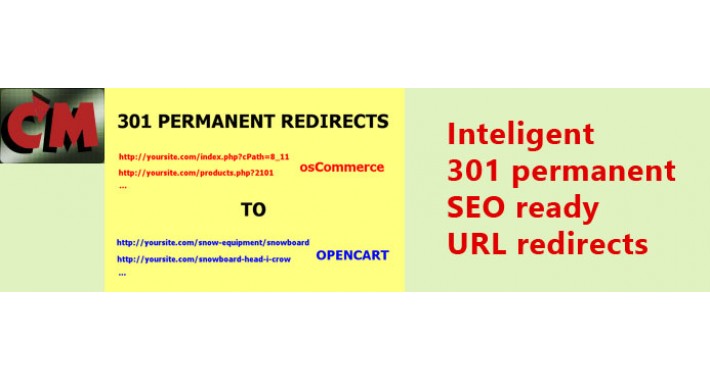 OsCommerce to Opencart SEO 301 redirects