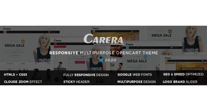  Carera - Responsive OpenCart Theme
