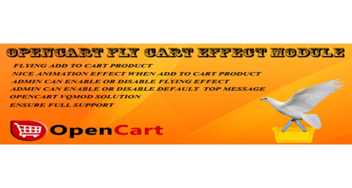 Opencart Fly to cart effect